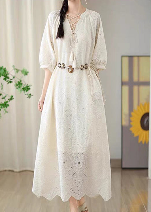 A Vintage Style Dress with Delicate Timeless Details