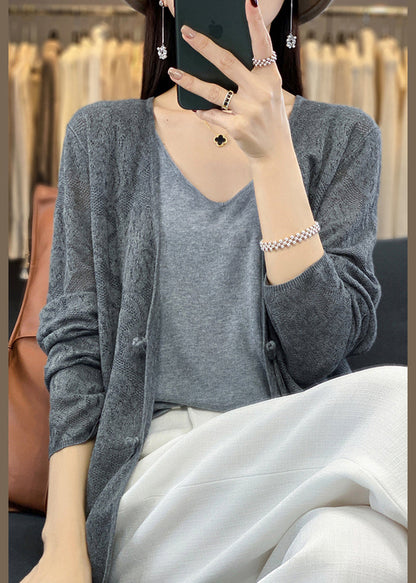 A Vintage Style Cardigan with Delicate Timeless Details