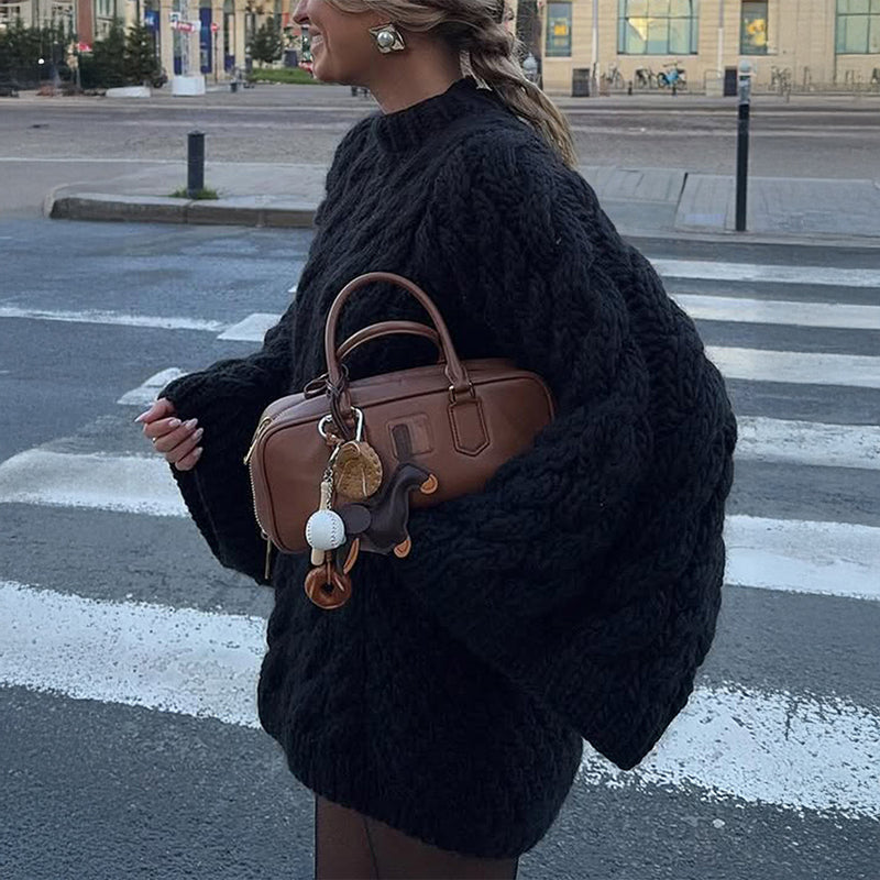 Classic Vintage Sweater with a Flattering Fit