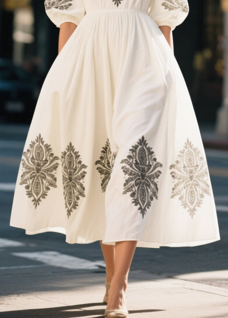 A Vintage Style Dress with Delicate Timeless Details