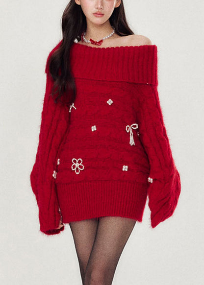 A Vintage Style Sweater with Delicate Timeless Details