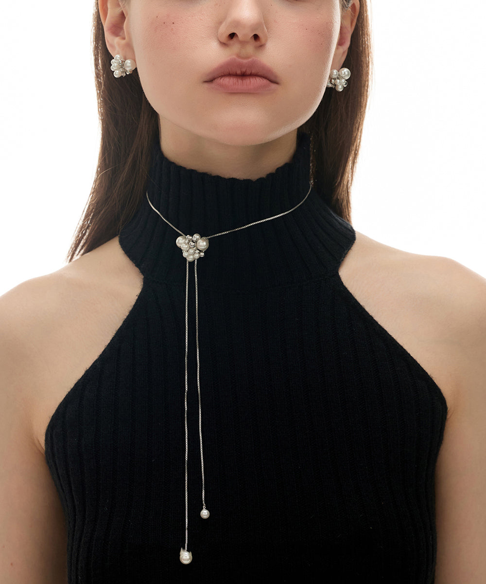 Vintage Handmade Pearl Necklace