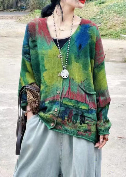Classic Vintage Cardigan with a Flattering Fit