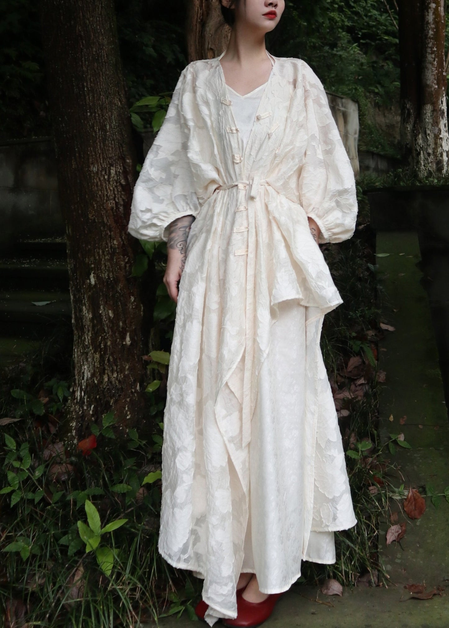 A Vintage Style Dress with Delicate Timeless Details