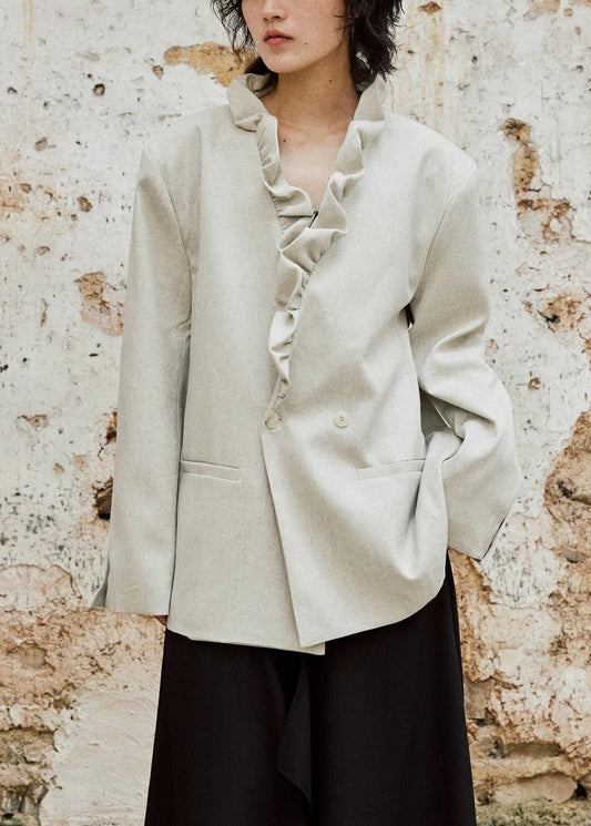 A Vintage Style Coat with Delicate Timeless Details