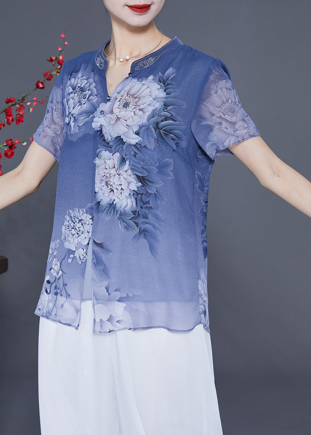 A Vintage Style Blouse with Delicate Timeless Details