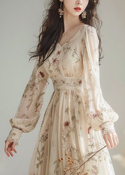 A Vintage Style Dress with Delicate Timeless Details