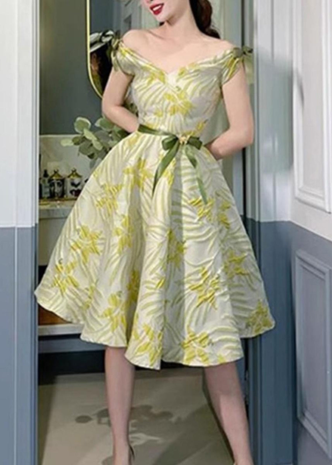 A Vintage Style Dress with Delicate Timeless Details