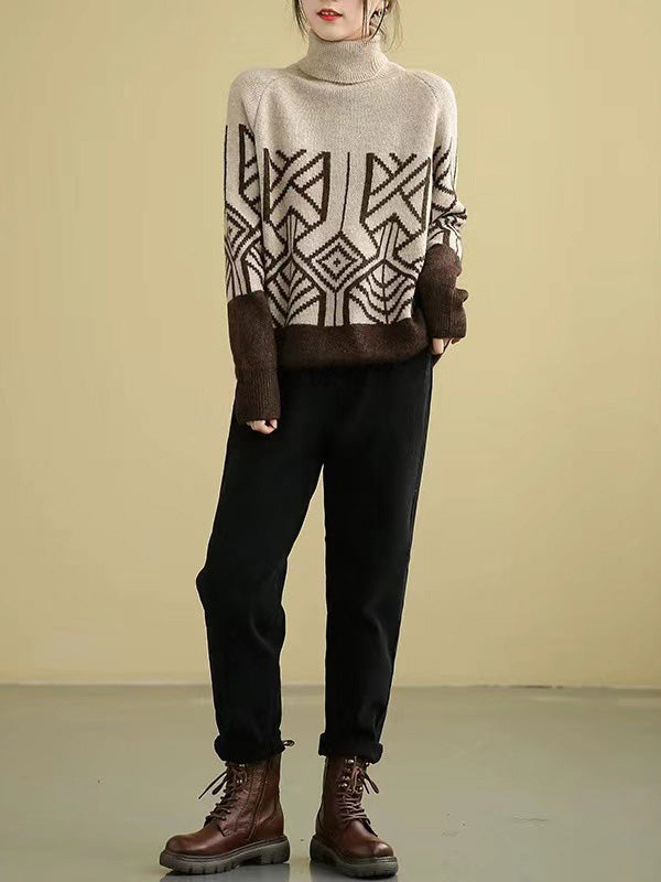 Vintage Inspired Sweater with a Contemporary Edge