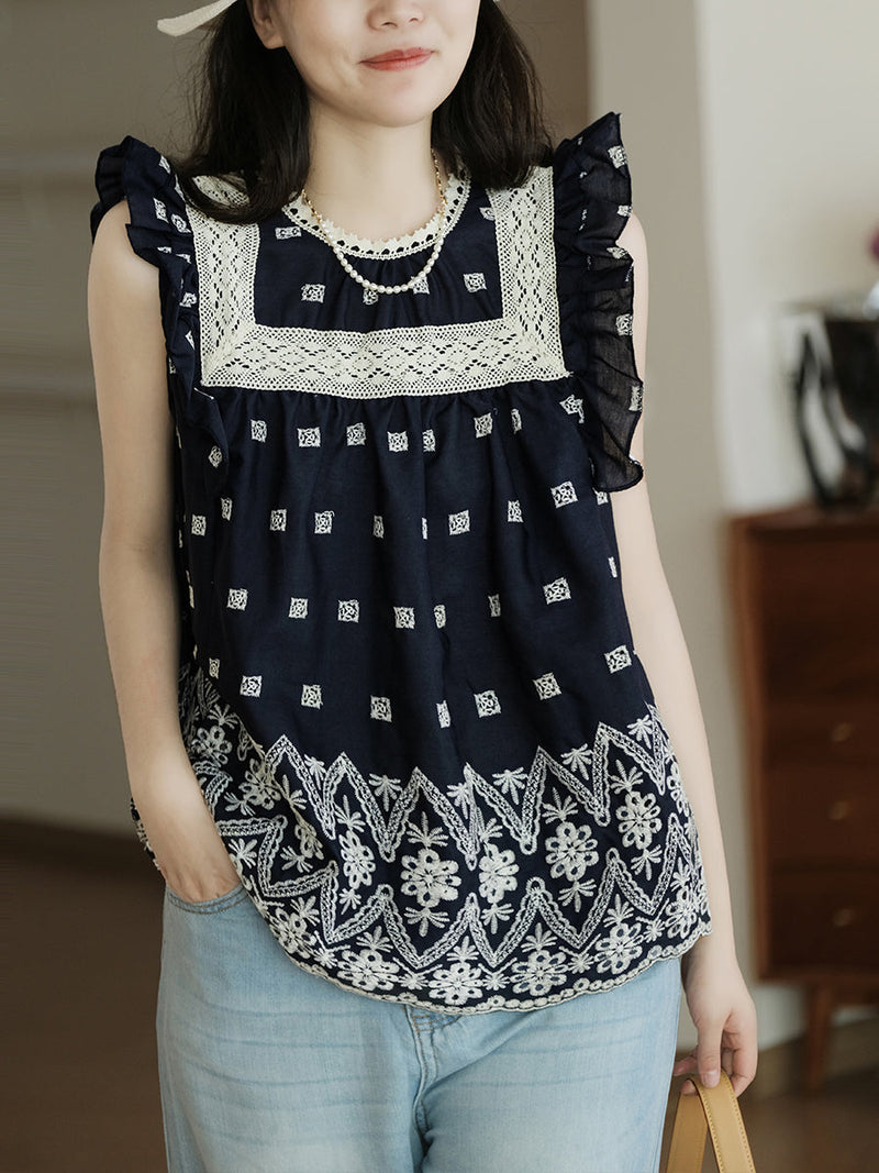 A Vintage Style Shirt with Delicate Timeless Details
