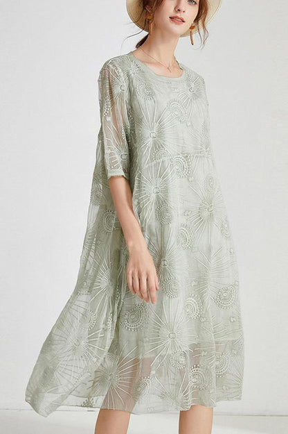 A Vintage Style Dress with Delicate Timeless Details