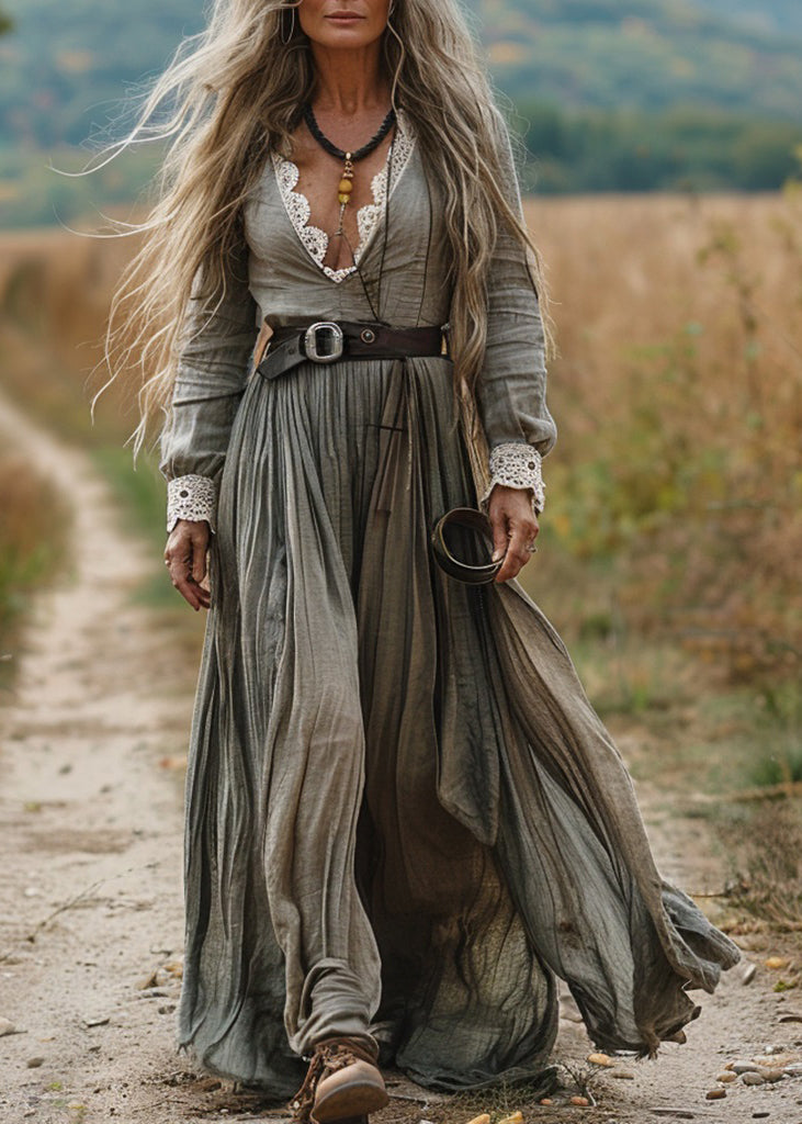 A Vintage Style Dress with Delicate Timeless Details
