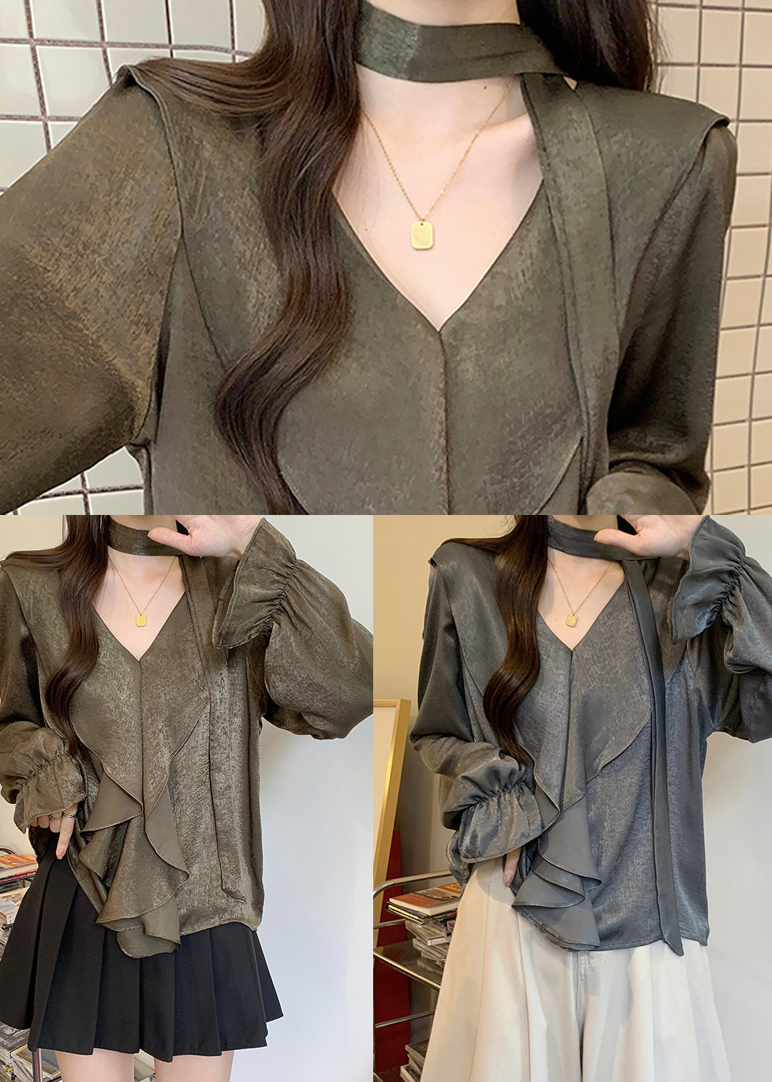 A Vintage Style Top with Delicate Timeless Details