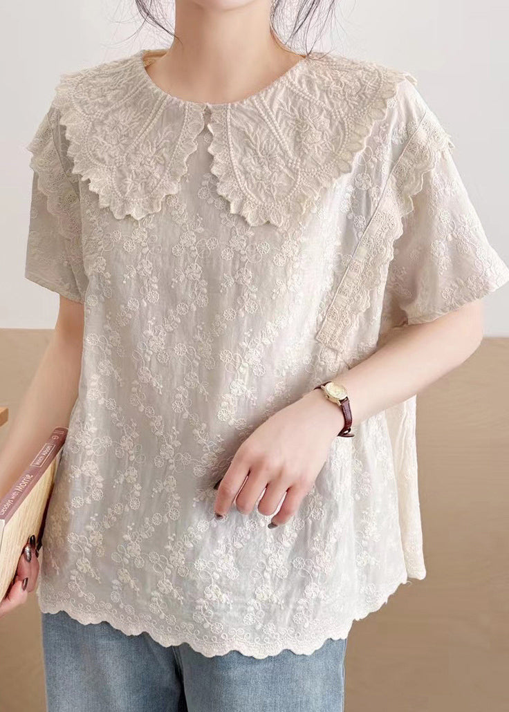 A Vintage Style Top with Delicate Timeless Details