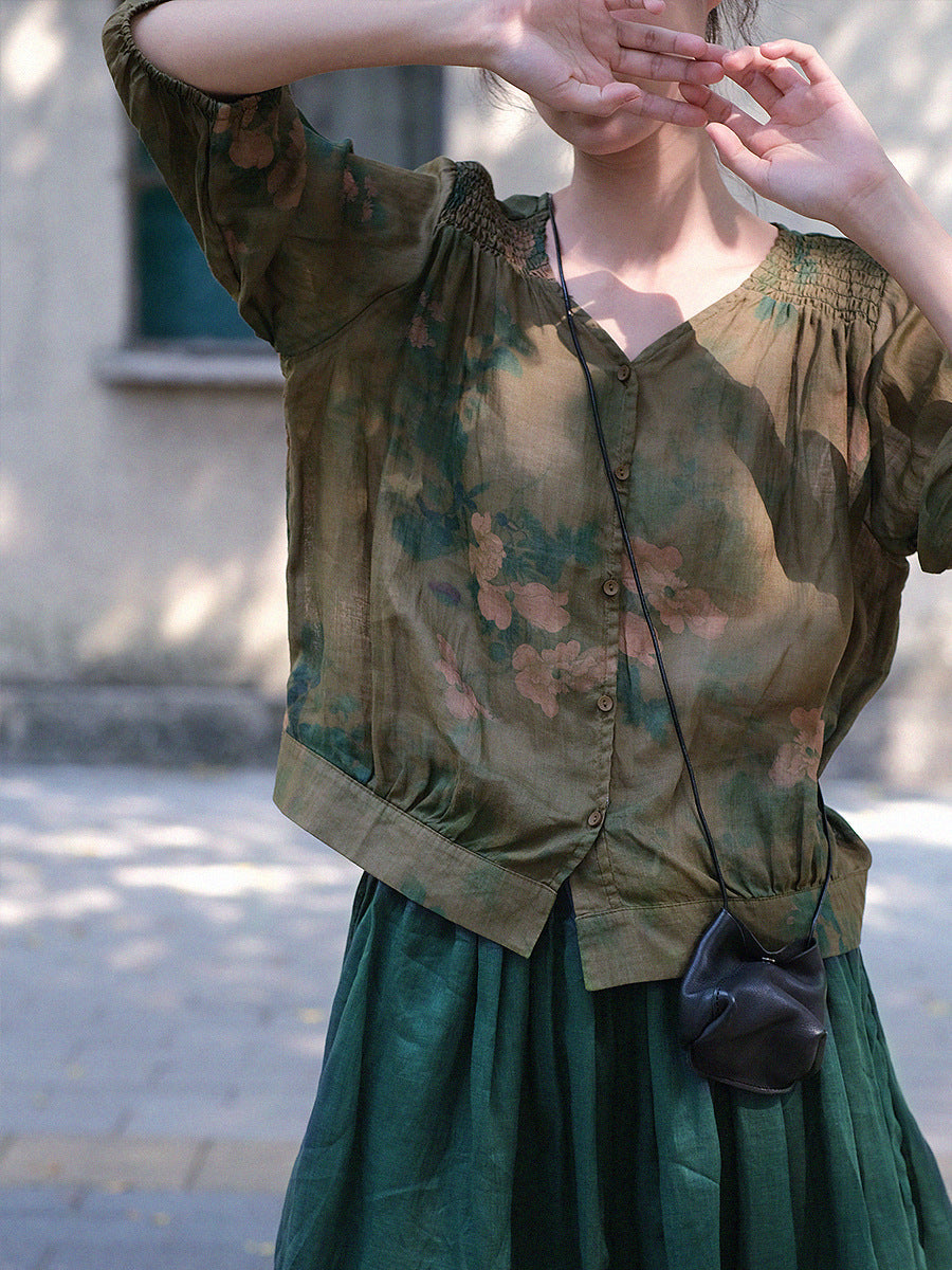 A Vintage Style Shirt with Delicate Timeless Details