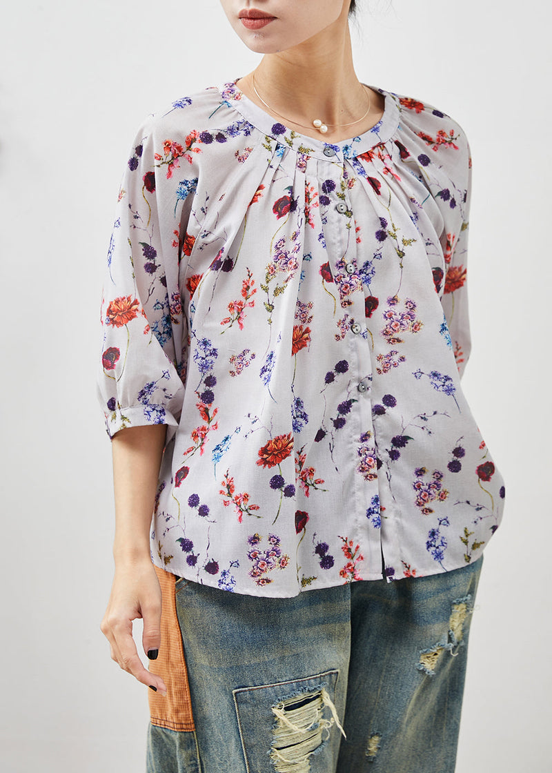 A Vintage Style Shirt with Delicate Timeless Details