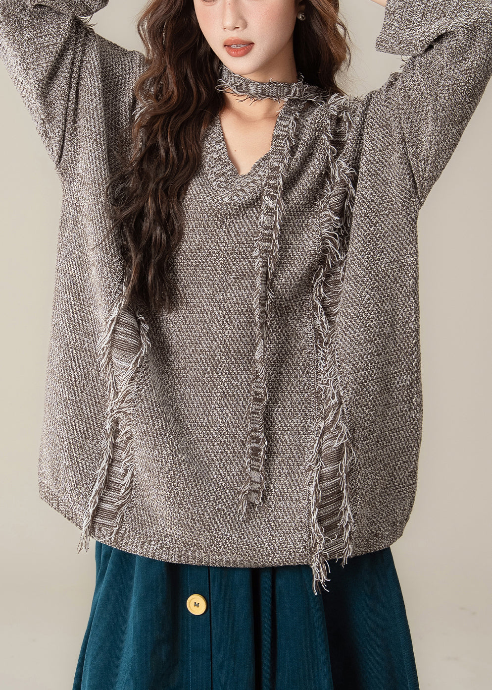 Classic Vintage Sweater with a Flattering Fit