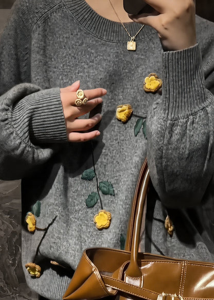 Vintage Inspired Sweater with a Contemporary Edge