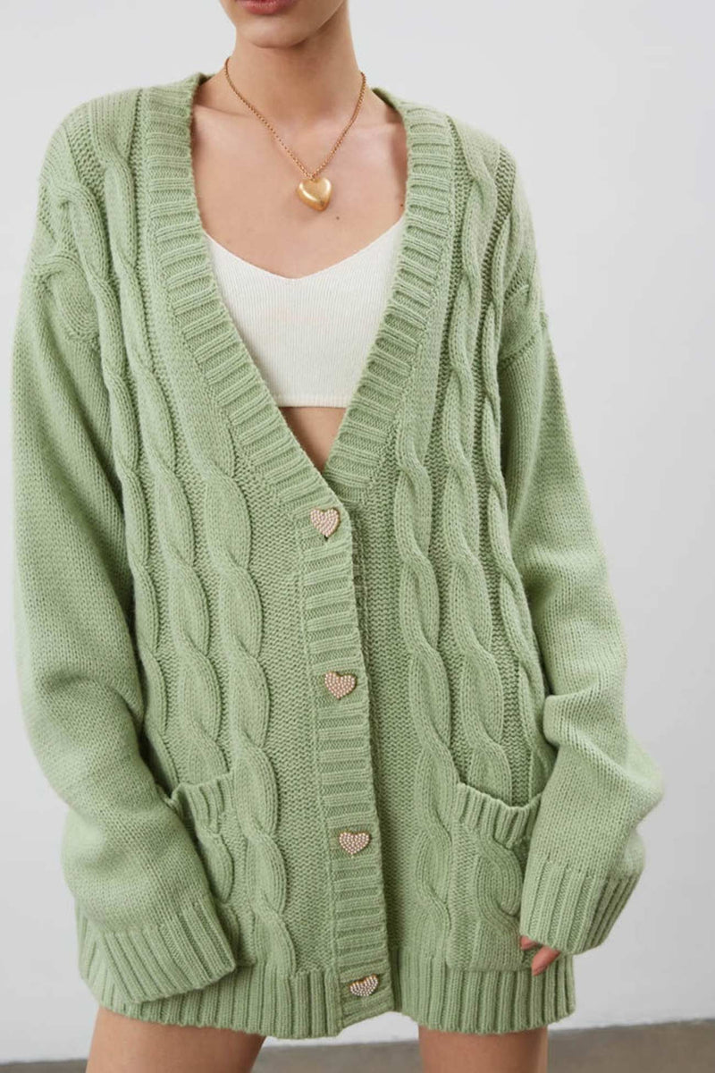 A Vintage Style Cardigan with Delicate Timeless Details