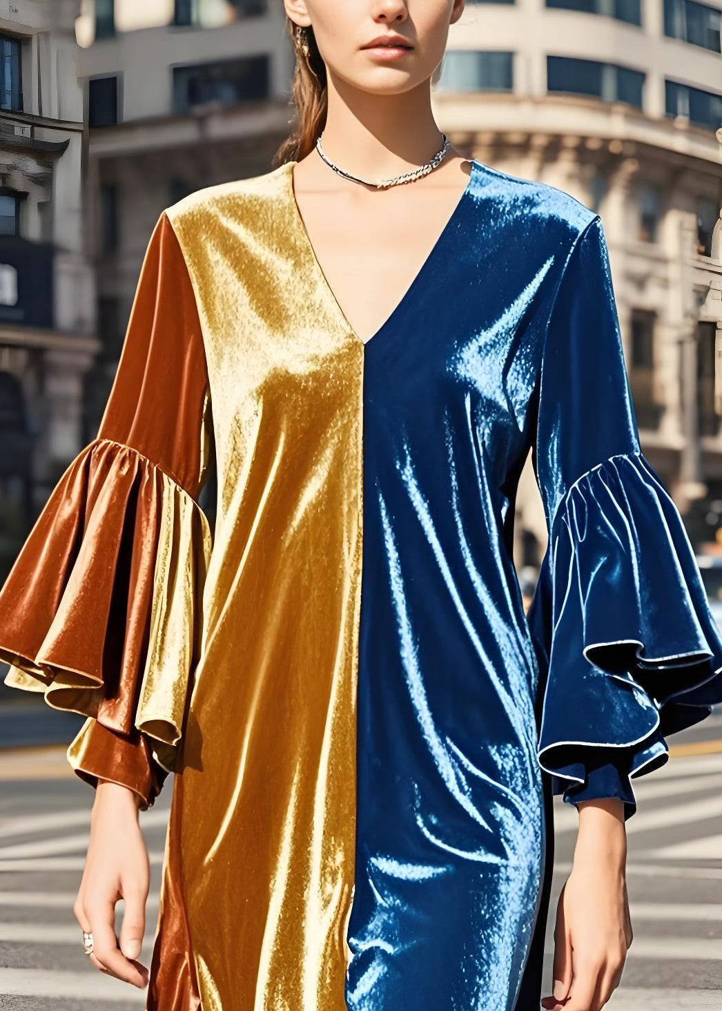 Well Tailored Dress with a Graceful Silhouette