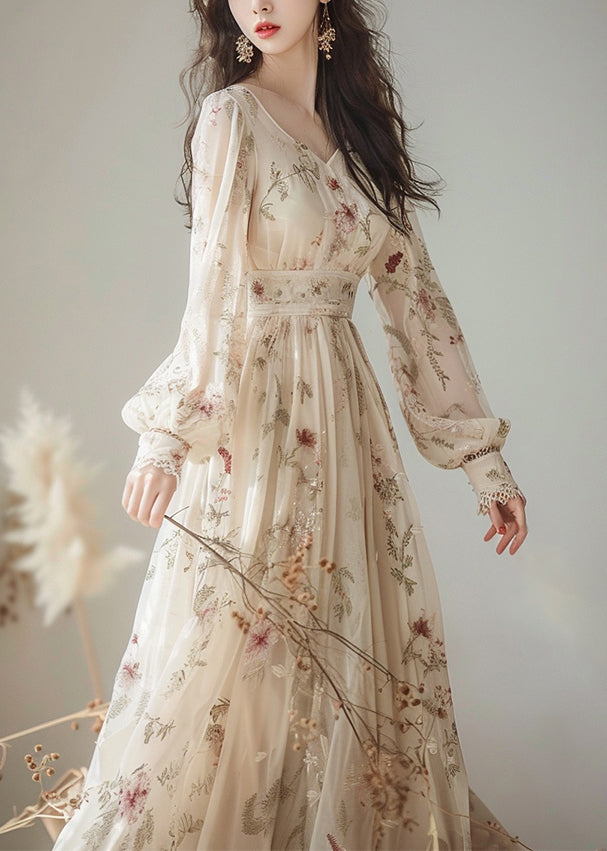 A Vintage Style Dress with Delicate Timeless Details