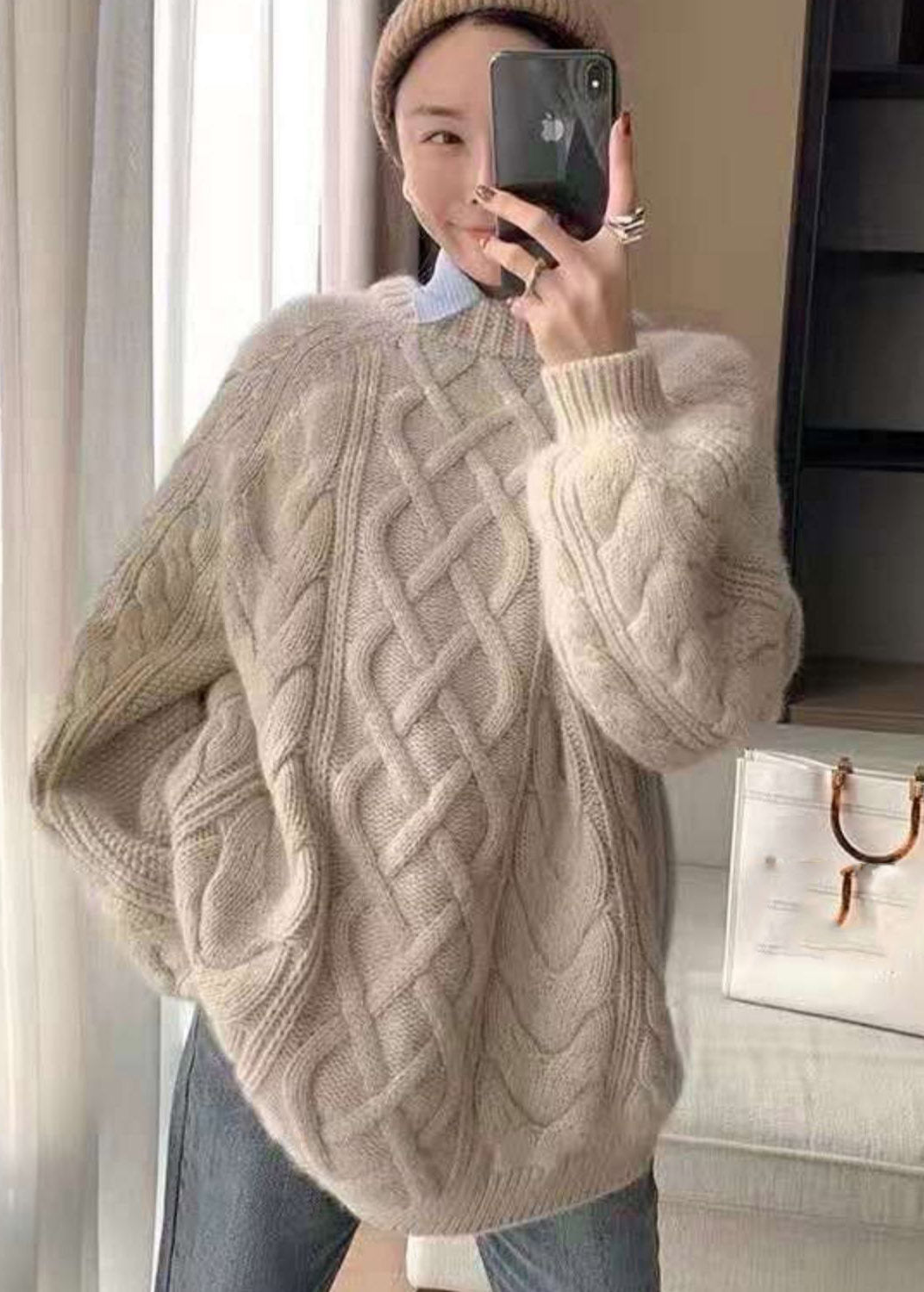 Vintage Inspired Sweater with a Contemporary Edge