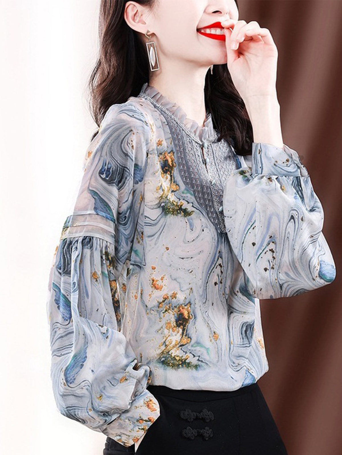 A Vintage Style Shirt with Delicate Timeless Details