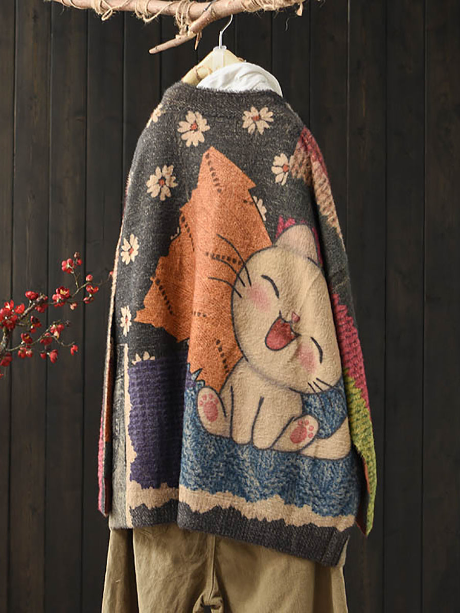 Classic Vintage Sweater with a Flattering Fit
