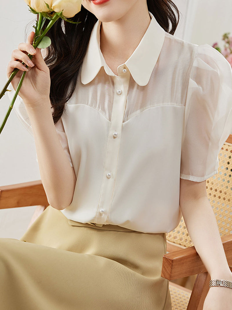 A Vintage Style Shirt with Delicate Timeless Details