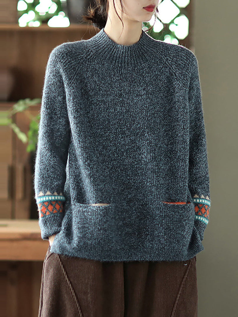 Beautifully Finished Sweater in a Timeless Design