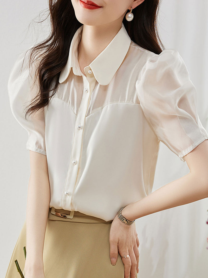 A Vintage Style Shirt with Delicate Timeless Details