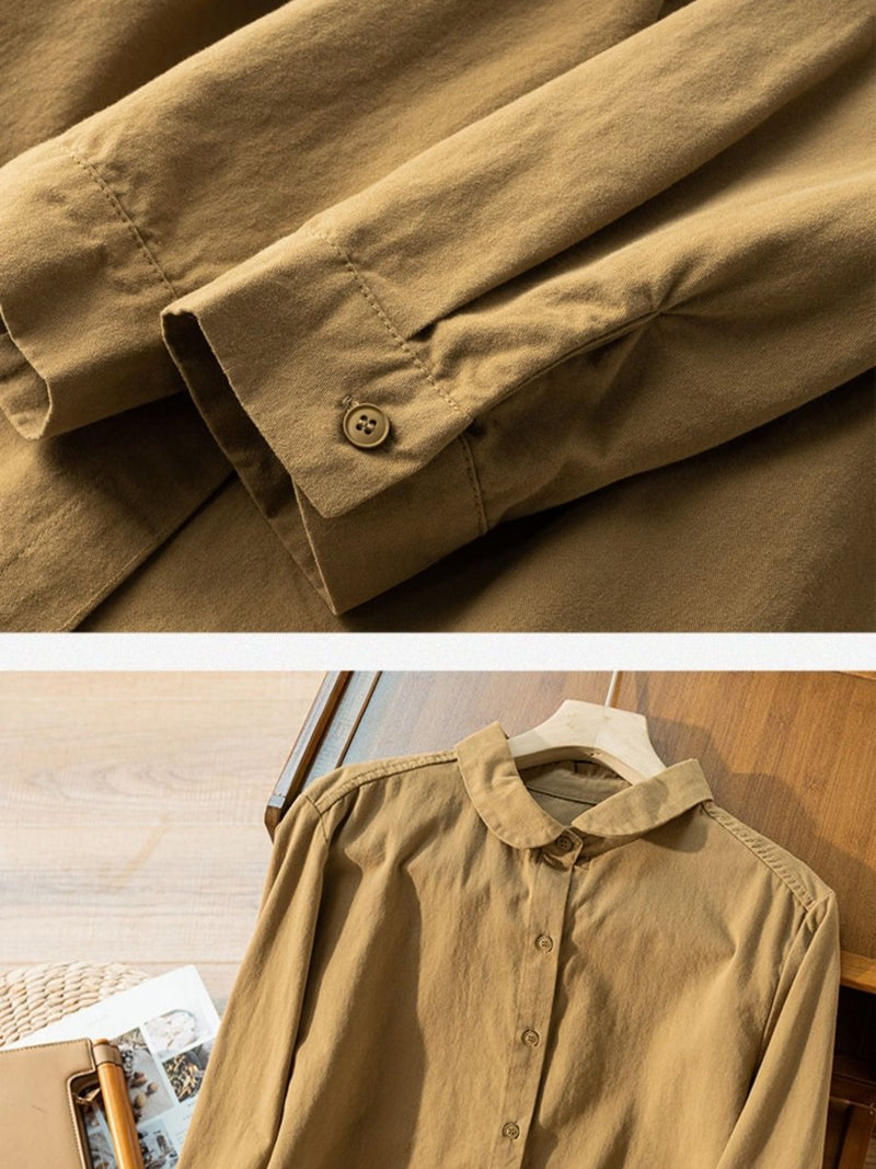 A Vintage Style Shirt with Delicate Timeless Details