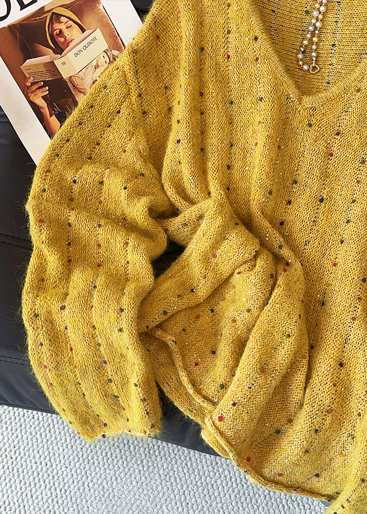 A Vintage Style Sweater with Delicate Timeless Details