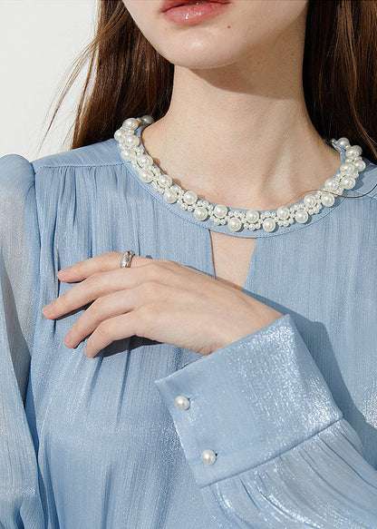 Delicate Artisan Pearl Ring