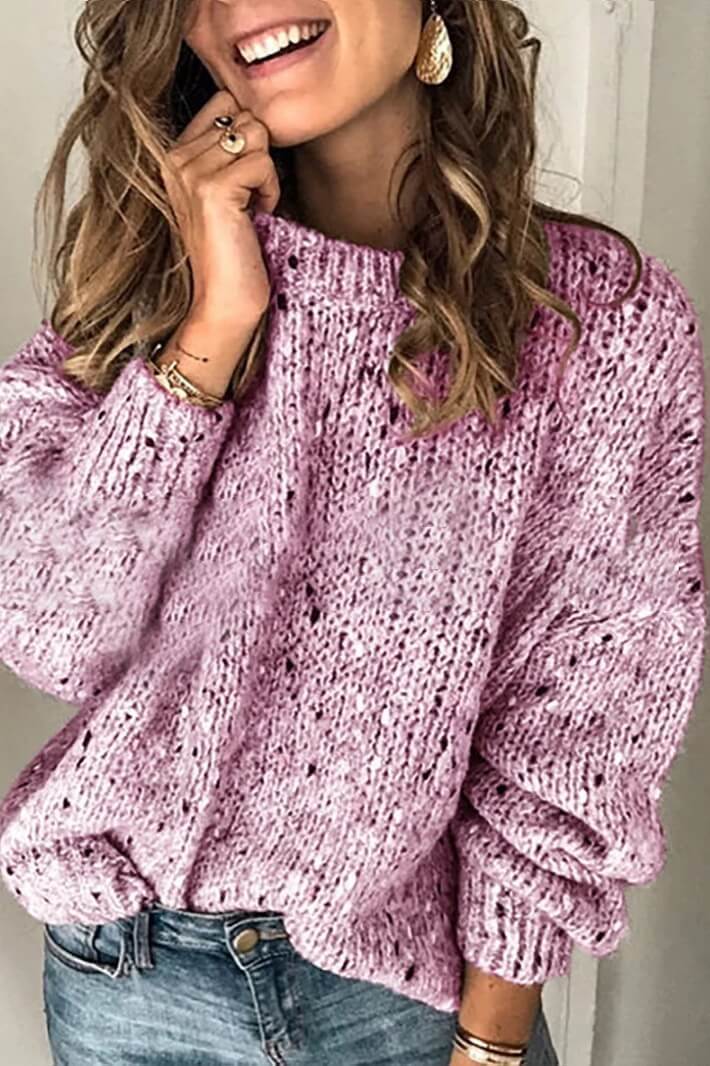 Beautifully Finished Sweater in a Timeless Design