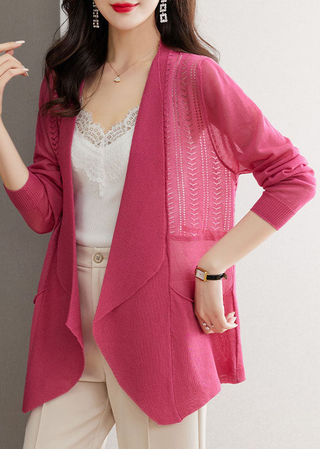 Well Tailored Cardigan with a Graceful Silhouette