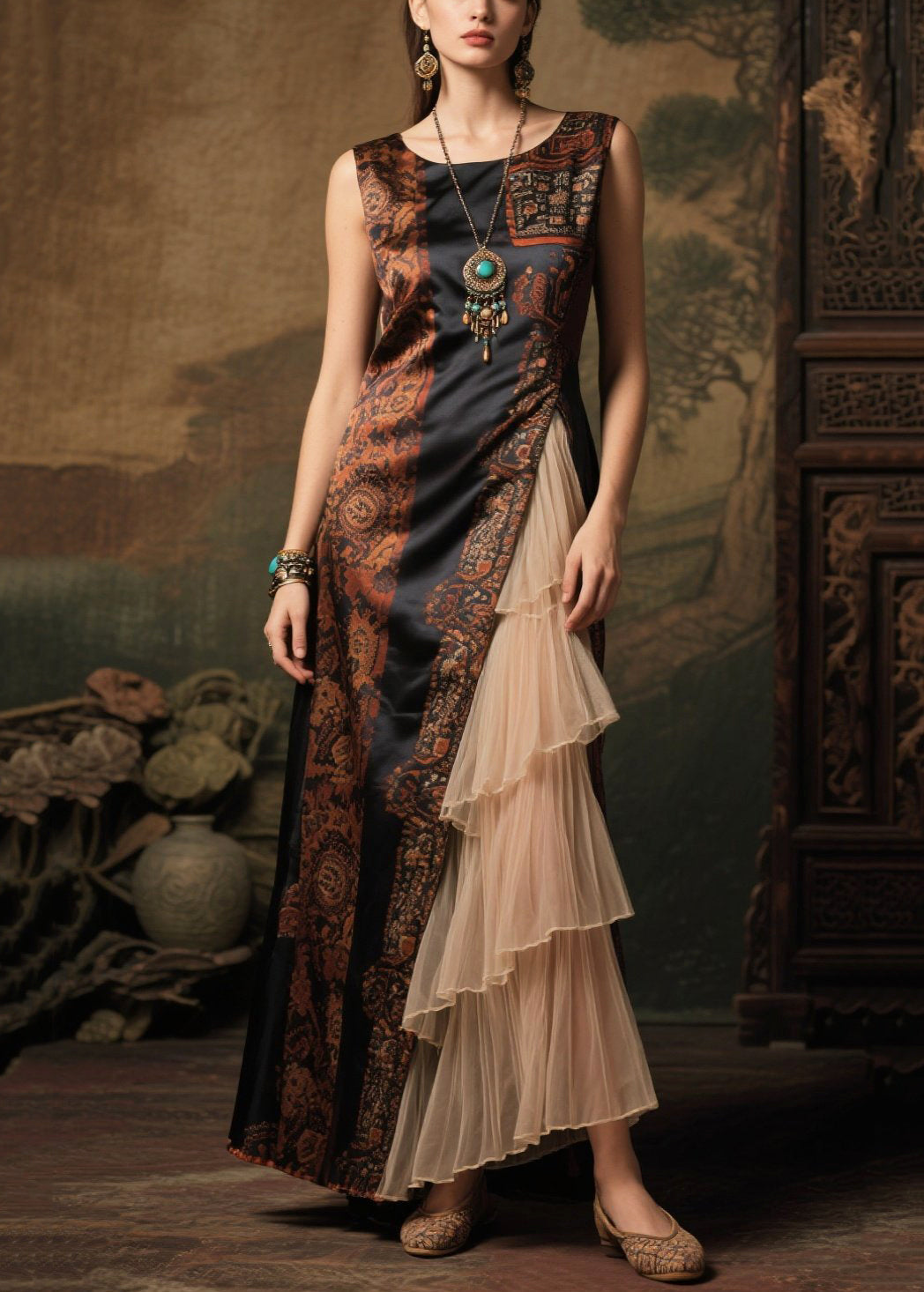 Elegantly Styled Dress for Everyday Wear