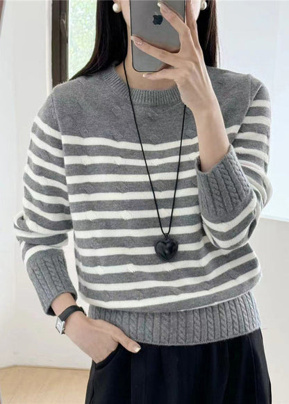 A Vintage Style Sweater with Delicate Timeless Details