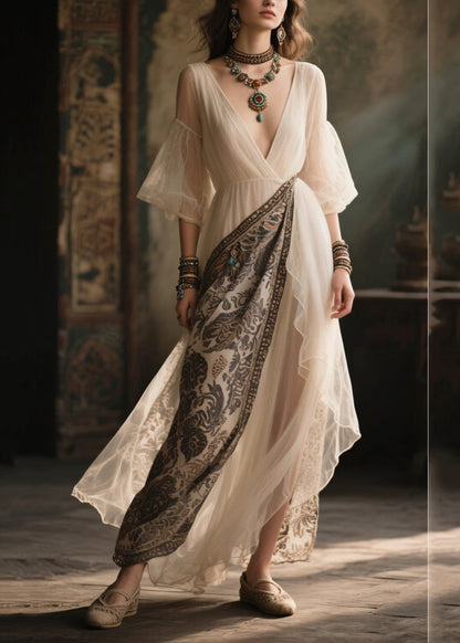 A Vintage Style Dress with Delicate Timeless Details