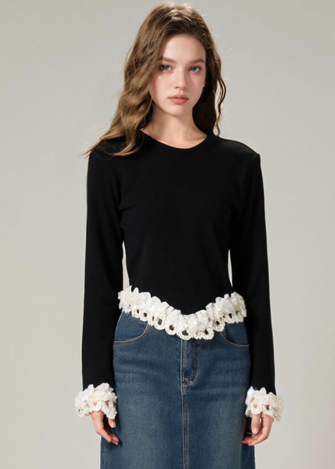 Vintage Inspired Sweater with a Contemporary Edge