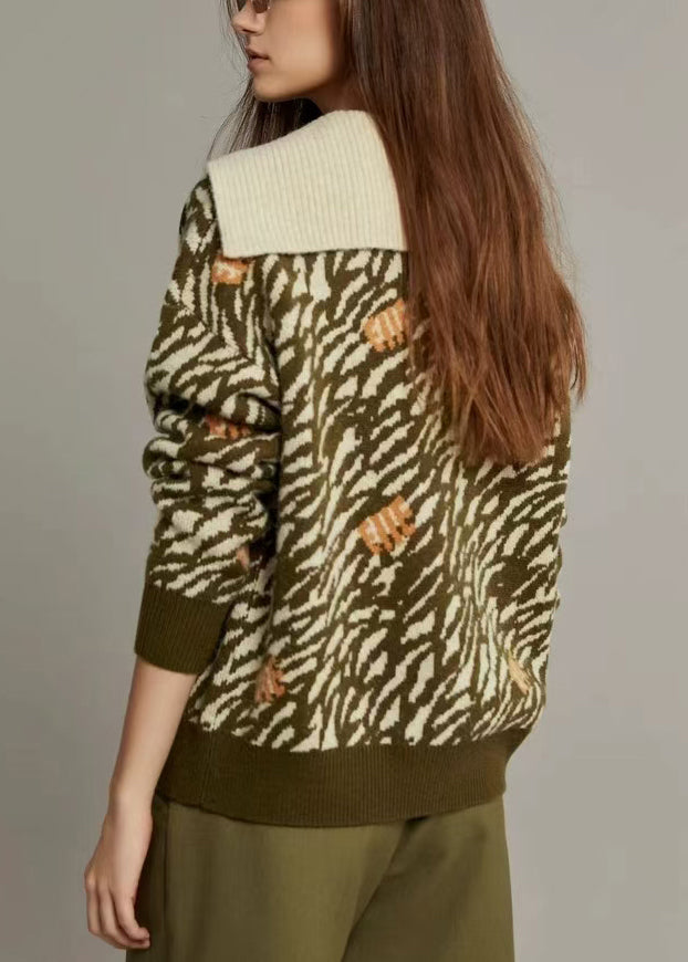 A Vintage Style Sweater with Delicate Timeless Details