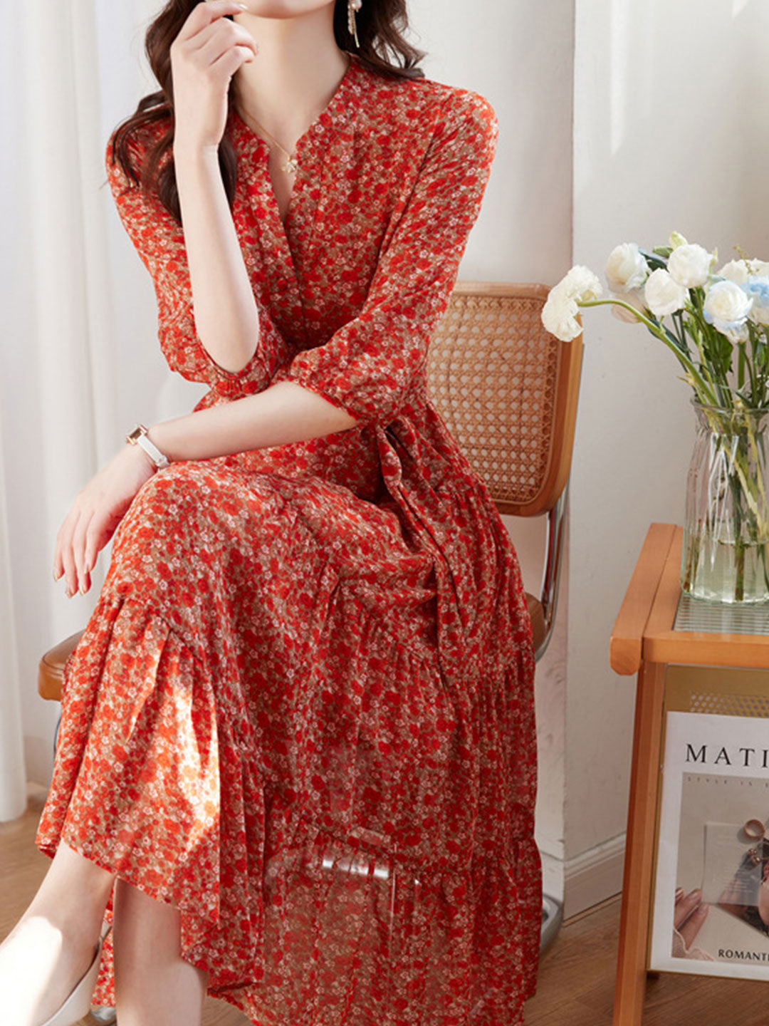 Elegantly Styled Dress for Everyday Wear