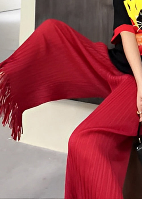 A Vintage Style Pants with Delicate Timeless Details