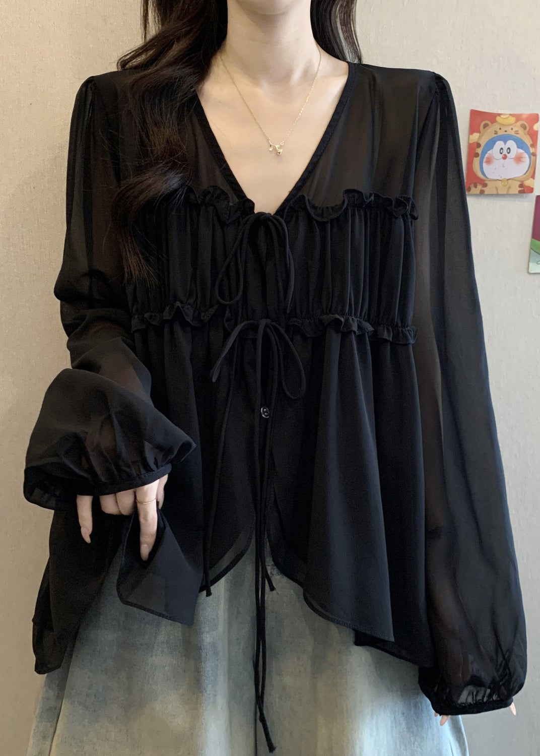 A Vintage Style Blouse with Delicate Timeless Details