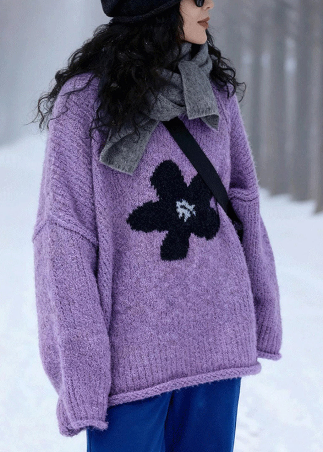 Classic Vintage Sweater with a Flattering Fit