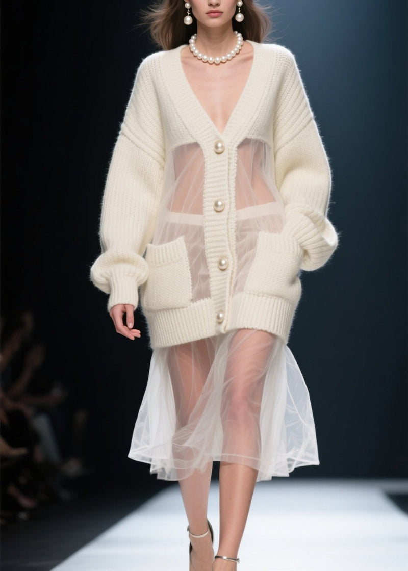 Vintage Inspired Cardigan with a Contemporary Edge
