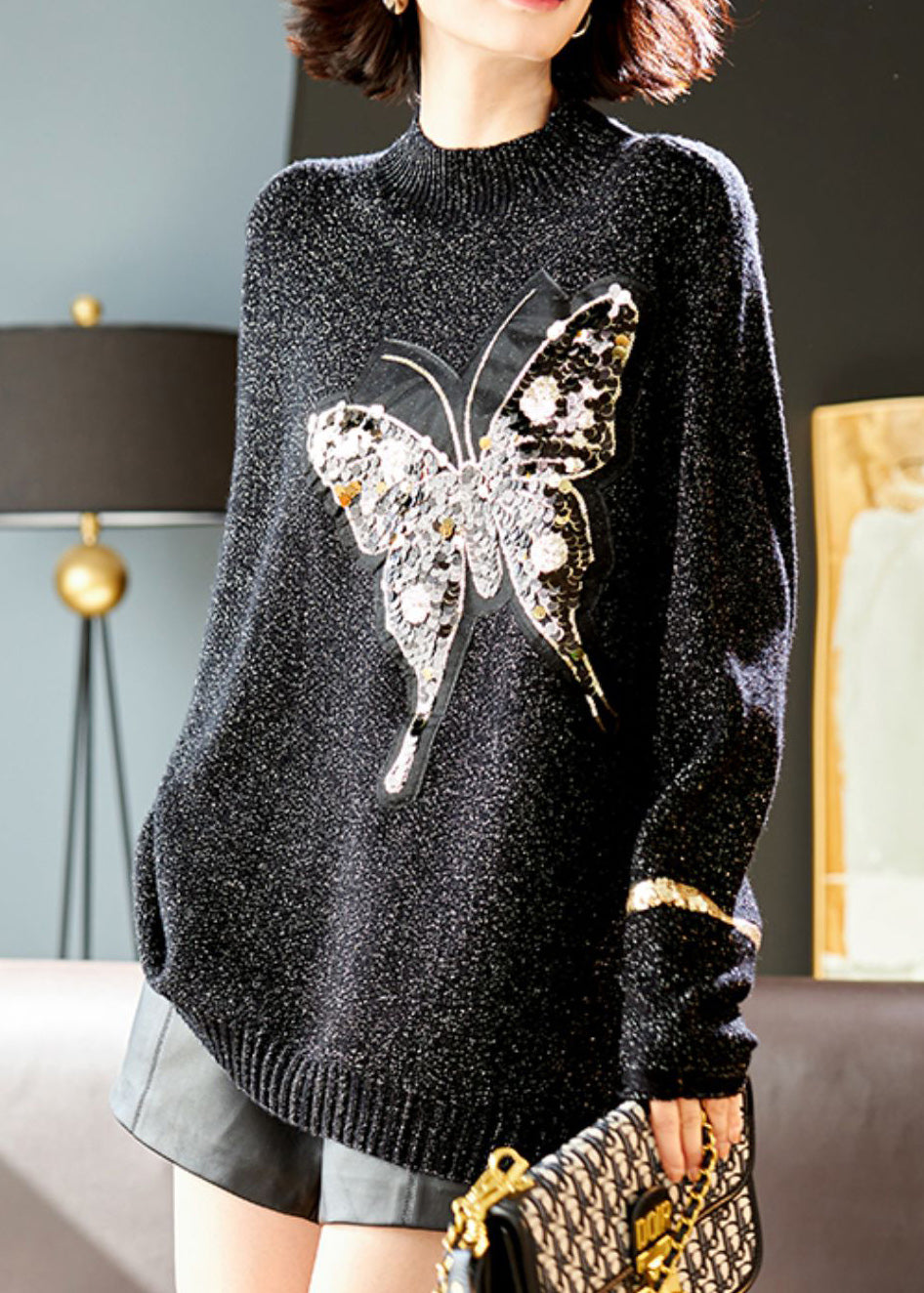 Beautifully Finished Sweater in a Timeless Design