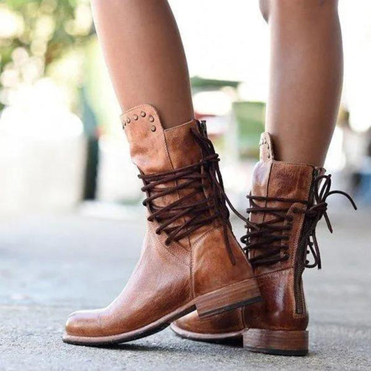 Vintage Inspired Orthopedic Boots