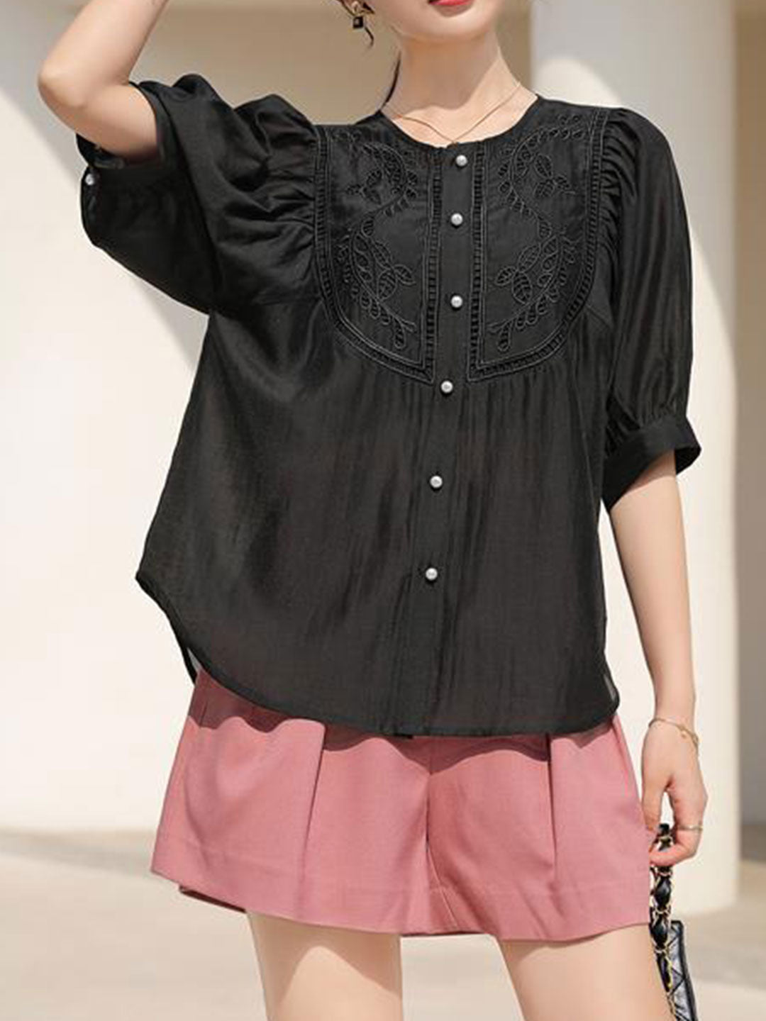 A Vintage Style Top with Delicate Timeless Details
