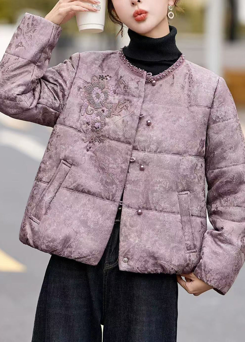 A Vintage Style Jacket with Delicate Timeless Details
